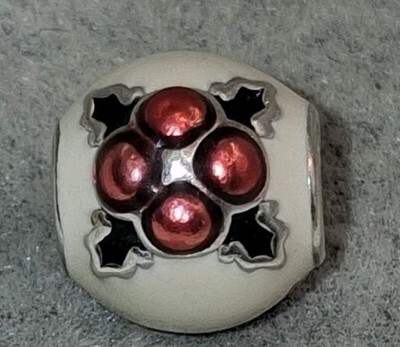 Original Pandora Retired Christmas Pudding Charm S925 ALE 791412ENMX
