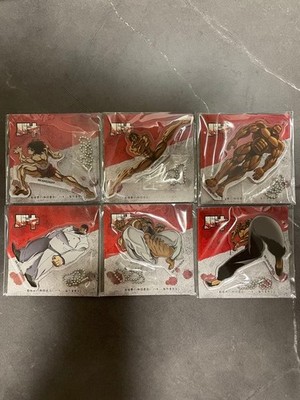 Baki complete 6pc set, Baki/Jeek, sealed, Round1 prize, anime