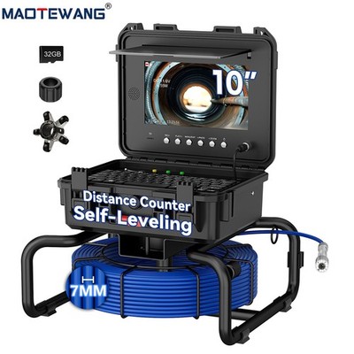 Pipe Inspection Camera Drain Sewer Camera 512hz Self Leveling 30M Meter Counter