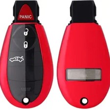 Smart Remote Key Fob Cover Case Fit for Grand Caravan Charger Challenger Dura