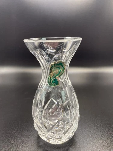Vintage Waterford Crystal 4” Bud Vase IRELAND Original Label
