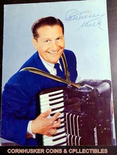 Lawrence Welk Signed cover of members of his band folder ~  Free Shipping
