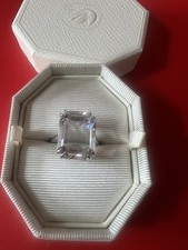 Image of Swarovski Mesmera Oversized Cocktail Ring 60 brand new genuine + gift bag💕❤️