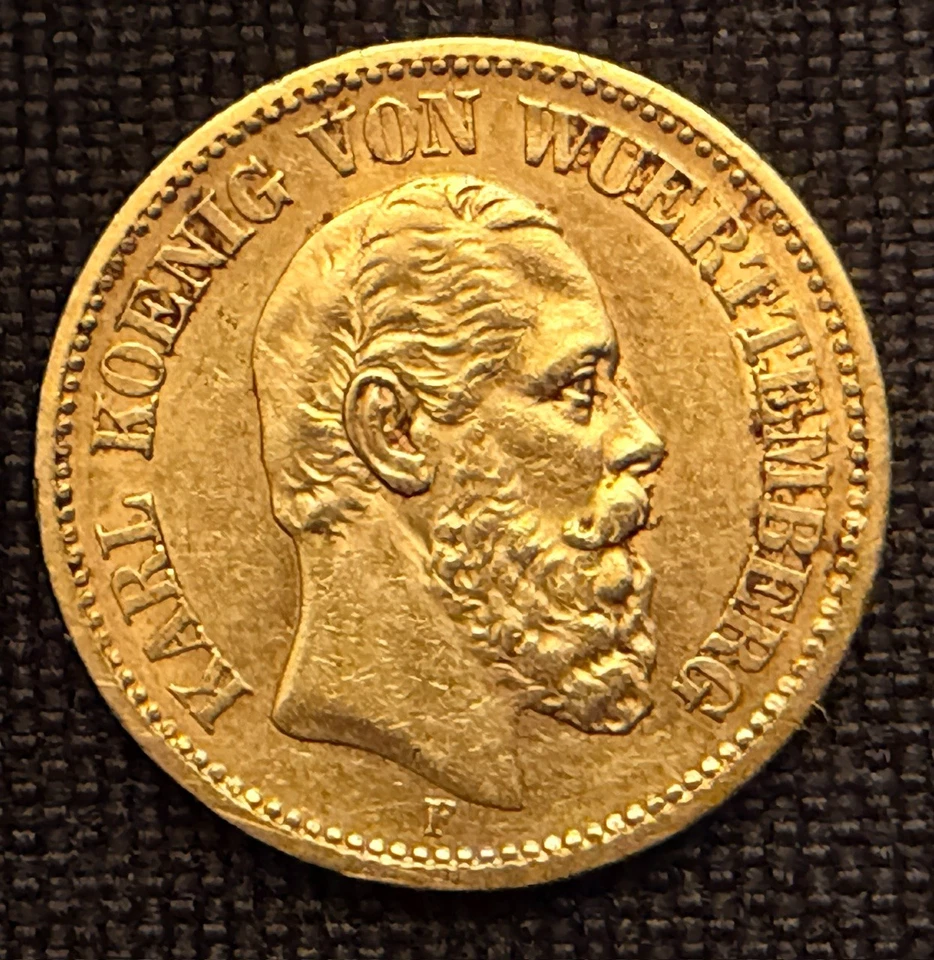 20 Mark Or Karl Koenig von Wuerttemberg 1873 (Baden-Württemberg) - Photo 1/2