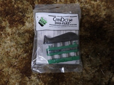 Cando Digi-Flex Hand Exerciser Green Medium - Finger (5.0 Lb) /Hand (16.0 Lb)