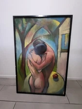THERES NO NEED TO BE WITHOUT SEP 5TH 1995 DAVID LEWIS OIL PAINTING 49.5in X 33in