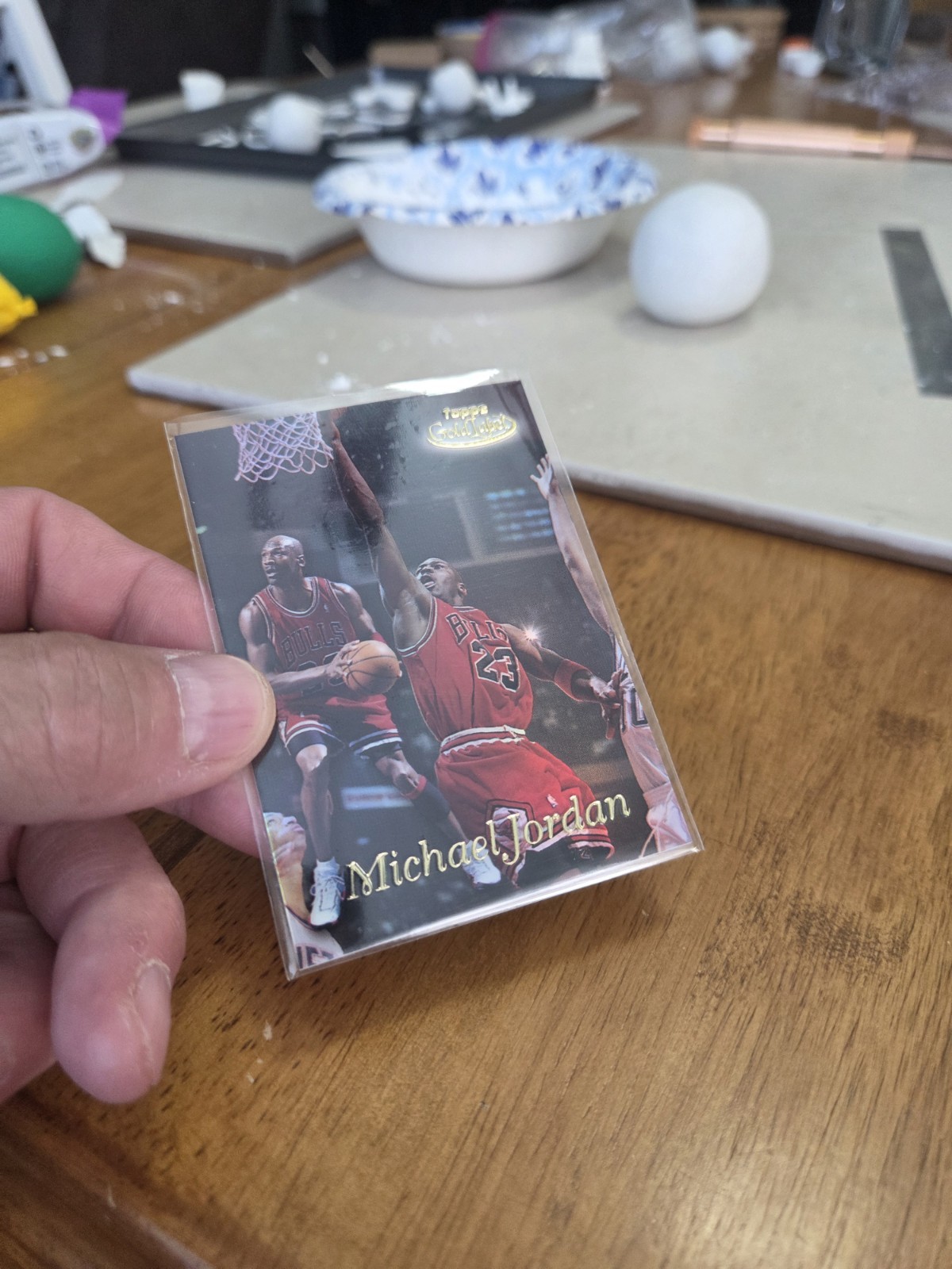 Michael Jordan 1998-99 Topps Gold Label #GL1 Chicago Bulls Clean