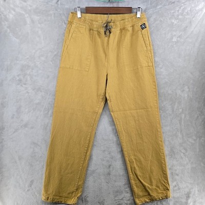 Backcountry Womens M Rambler Pants Yellow Jogger Stretch