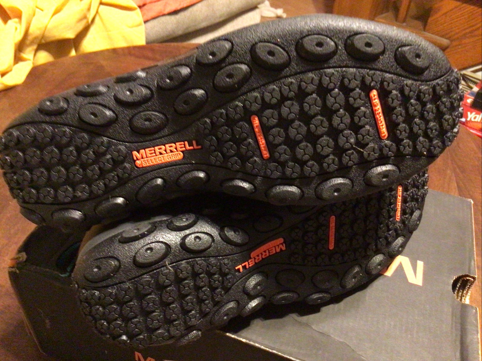 NUOVA scarpa da donna Merrell JUNGLE MOC CT punta di sicurezza marrone taglia US 7M nuova con scatola