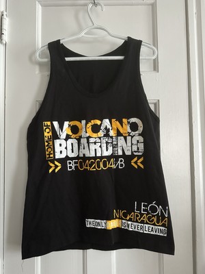 Volcano Boarding Nicaragua Barefoot hostel Souvenir Tshirt Large 