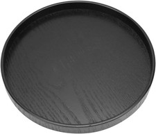 Wood Serving Trays, round Teahouse Cafe Plate, Smooth Surface, Small Size, Elega