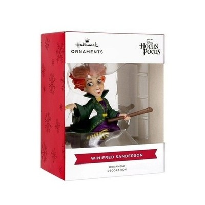 NWT 2024 Hallmark Disney Hocus Pocus Winifred Sanderson Christmas Ornament