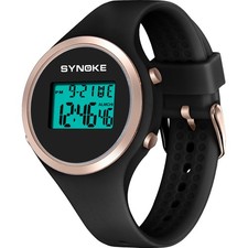 Fashion Outdoor Sport Watches Alarm Waterproof LED Digital Watch Silicone Strap