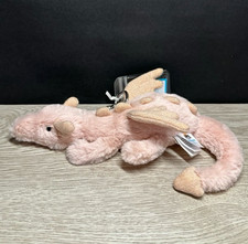 Jellycat Pink Dragon Plush Keychain Bag Charm Cute Dragon Plush Toy NWT Gift