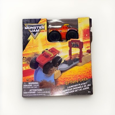 Monster Jam El Toro Loco Launcher Playset Scale 1:72 Monster Truck