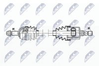 Antriebswelle NTY NPW-PL-133 FüR Opel Corsa S07 X15 Turbo L08 L68 Cdti