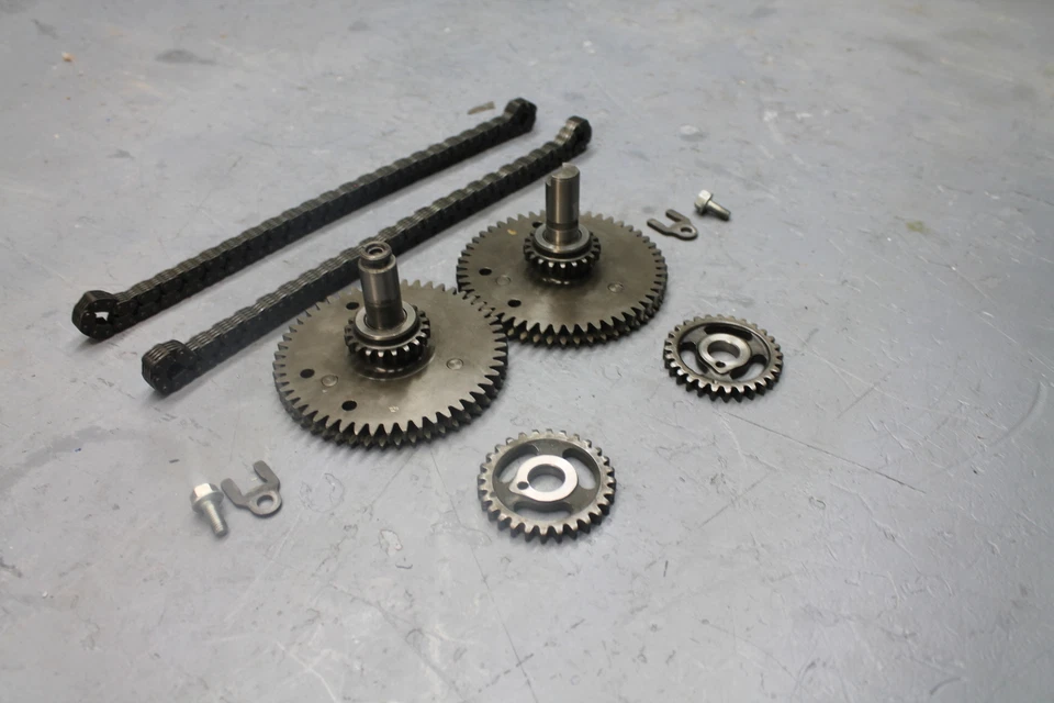 Yamaha Virago 700 1986 árbol de levas cadena de levas y piñón Foto 2 de 4