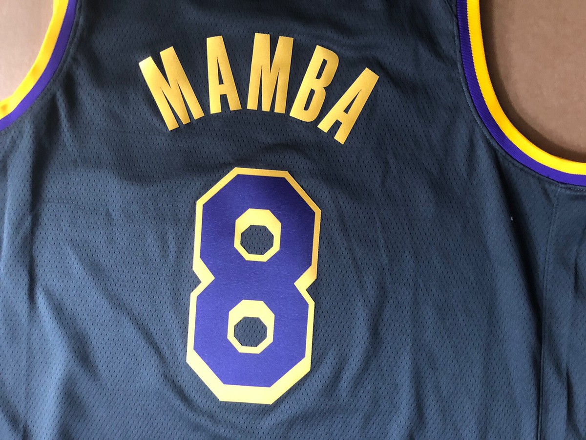 Los Angeles Lakers Kobe Bryant #8 Nba Classic Gold Jersey - Dingeas