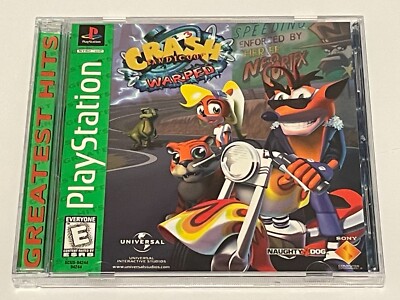 Crash Bandicoot 3: Warped [Sony PlayStation PS1] Greatest Hits
