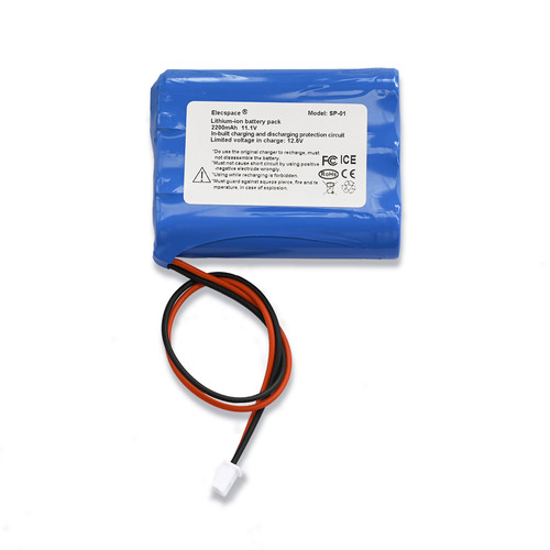 11.1V 2200mAh Li-ion Backup Battery Pack For Bluetooth Speaker Solar LED Lamp - Picture 1 of 6