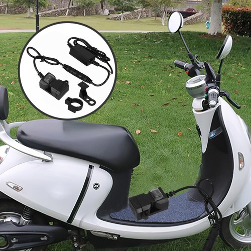 Dual Port USB Charger Electric Vehicle Charging Holder Motorcycle - 第 2/12 張圖片