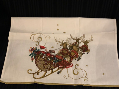 Old Fashioned Sleigh Rides Towel & Potholder Set main image 1