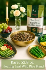 RARE 52.9 oz Floating Leaf Wild Rice Blend – Canadian Prairie Gourmet Mix