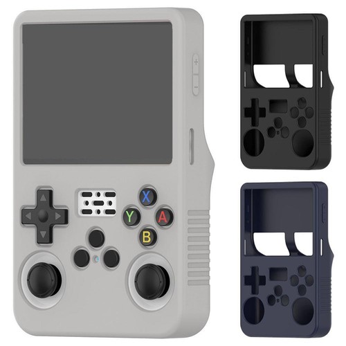 For R36S Handheld Storage Game Console Protective Case Silicone Protective Case,