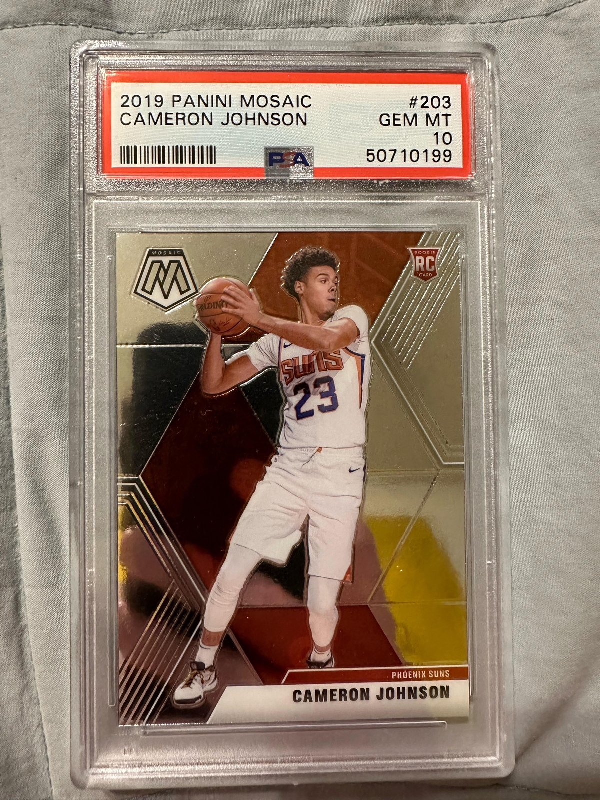 2019 Panini Mosaic #203 Cameron Johnson PSA 10