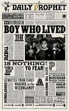 Harry Potter The Daily Prophet  11" x 17" Collector's Movie Poster