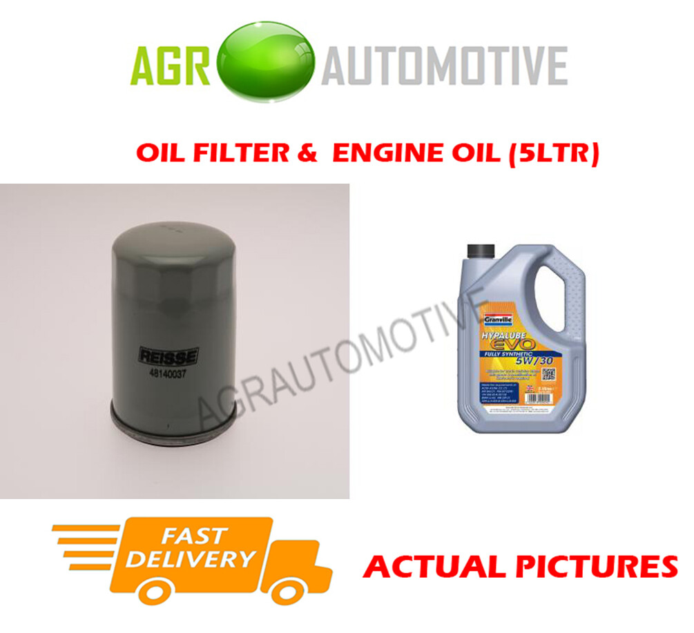 OEM PETROL OIL FILTER + VL 5W30 ENGINE OIL FOR VAUXHALL ASTRA 1.6 75 BHP 1998-00