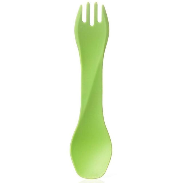 Humangear GoBites Uno Spoon/Fork Combo Utensil Light Green OEM - Sturdy