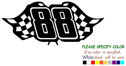 Dale JR. 88 Decal Sticker JDM Funny Vinyl Car Truck Window Bumper ...