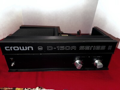 CROWN D-150A SERIES II POWER AMPLIFIER ! 