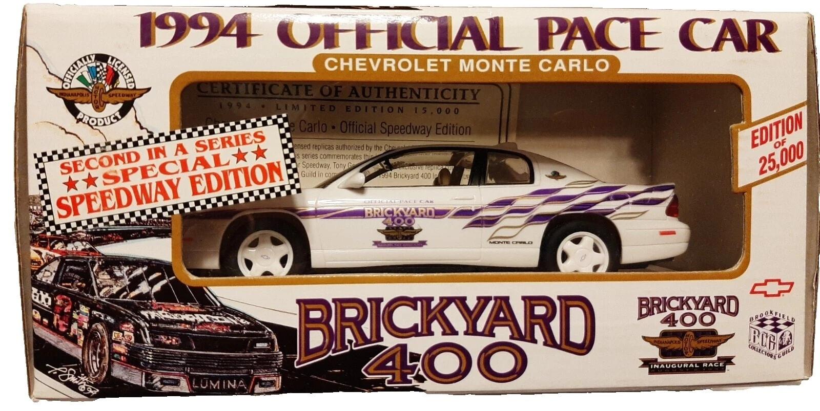 White Diecast Sport & Touring NASCAR 1994 año del vehículo