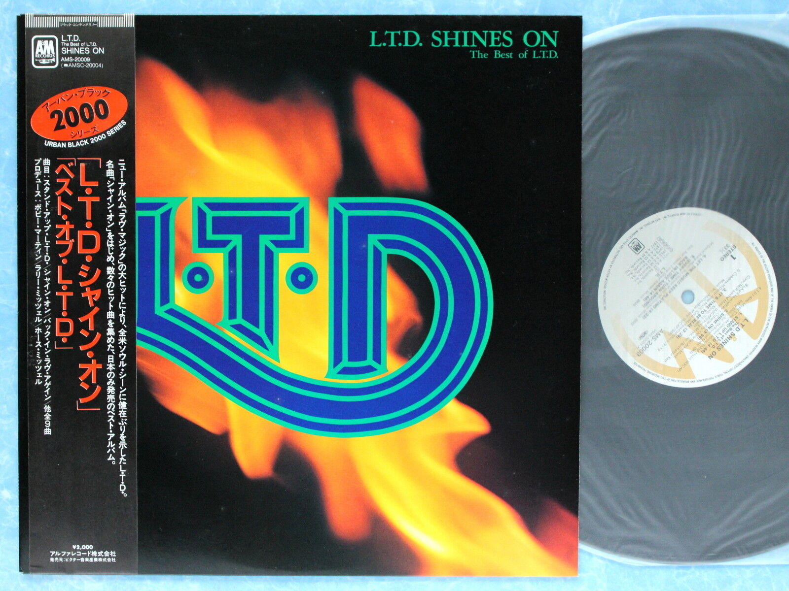 L.T.D. Shines On The Best Of AMS-20009 JAPAN LP w/OBI 086az13