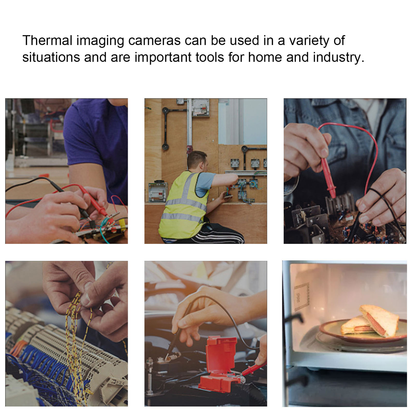 Thermal Imager DIY Rechargeable Infrared Imaging Camera MLX90640 For