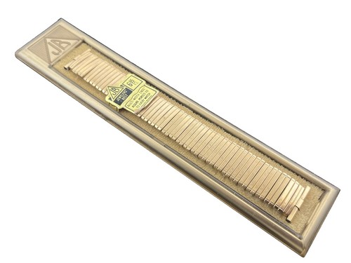 JB Champion Art Deco 1930s Steel ladies vintage watch band  display picture 3