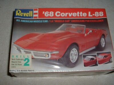 Revell '68 Corvette L-88 1:25 Model Kit Sealed