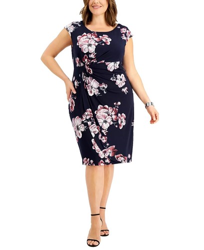 Robe Cocktail Noire Dentelle Pour Femme Taille 22W - Connected Apparel, Style Wedding Guest