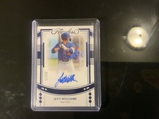 2023 Panini Flawless Jett Williams Draft Signatures Hard Signed Auto 3/15