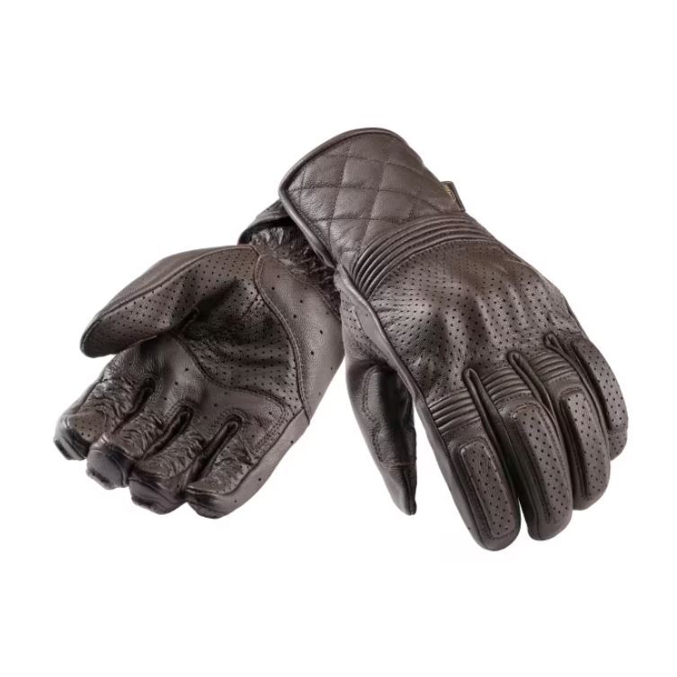 【TRIUMPH】DALTON GLOVE - TAN ／size : L Triumph Motorcycle Dalton Leather Gloves D30 Protective Knuckles