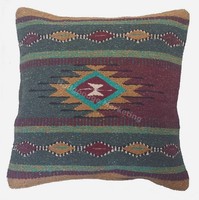 Azteca Style Accent Pillow Cover - Pattern E - 18 X 18 - Free Shipping Azteca Style Accent Pillow Cover - Pattern E - 18 X 18 - Free Shipping