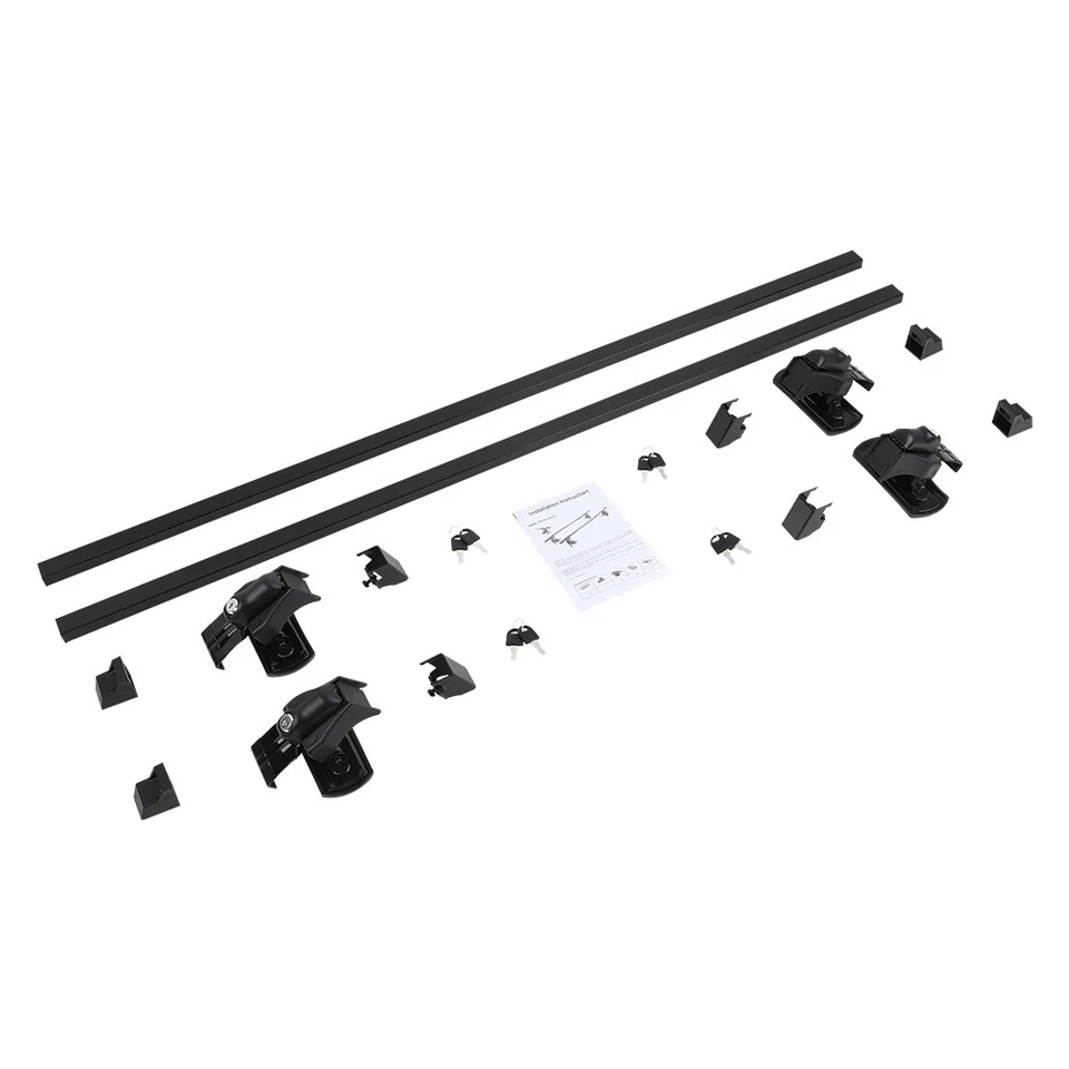 For Mitsubishi Montero 54" Top Roof Rack Cross Bar Cargo Kayaks Carrier W/ Lock Foto 3 de 4