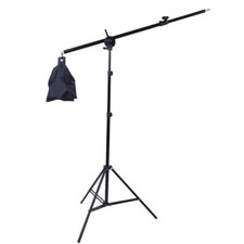 Tripod Light Stand Photo Studio 2M with 1.4M Boom Arm Flexible Sandbag Lighting