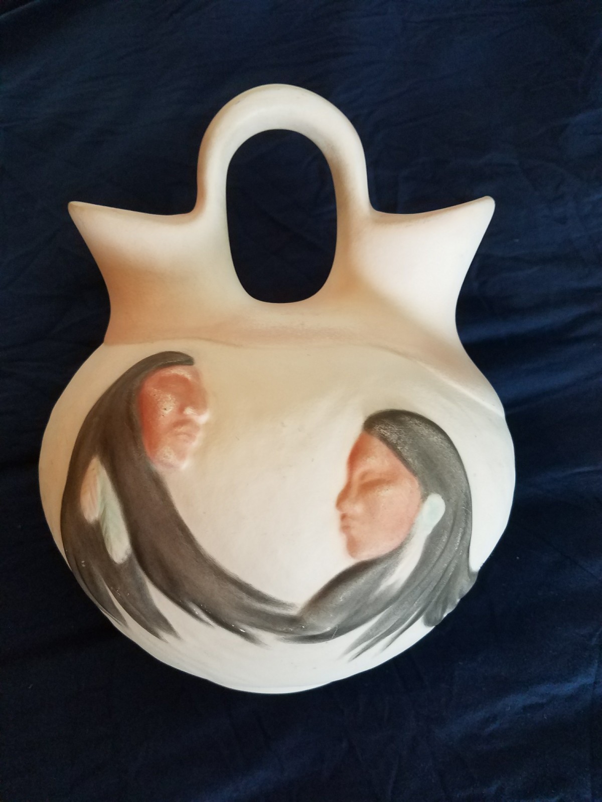 Vintage Native American Art Pottery Vase Signed Nandi Pueblo Indian Southwest eBay