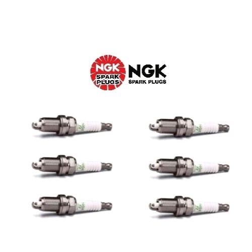 SET OF 6 ---NGK 2756/BKR6E-11 NGK V Power Resistor Spark Plugs