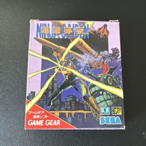 Ninja Gaiden z pudełkiem [Sega Game Gear JP ver.] Rzadki - Zdjęcie 1 z 7