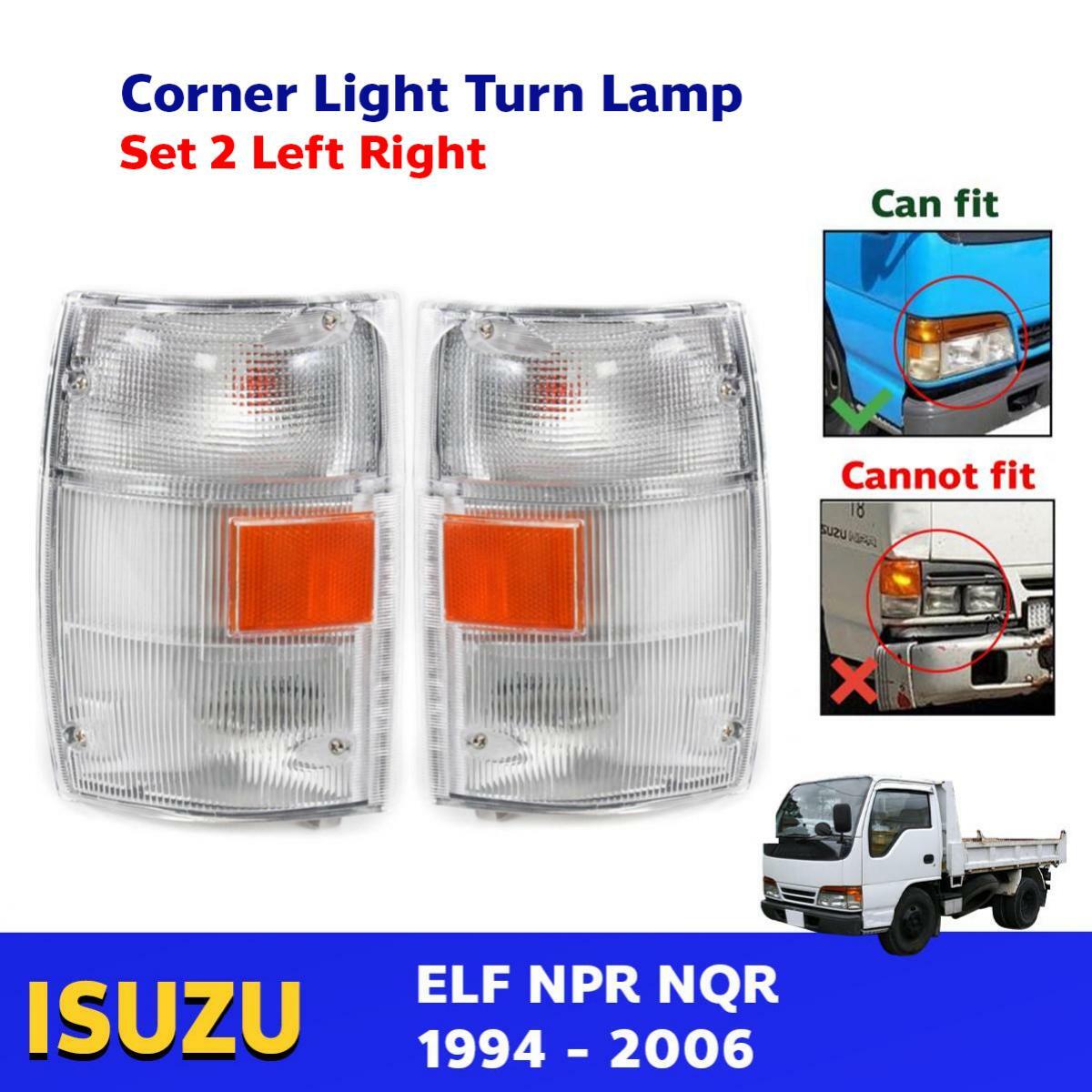 LH+RH Corner Lights Turn Lamp Fit For Isuzu Elf N-Series NPR NQR