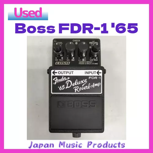 Boss FDR-1 '65 Fender Deluxe Reverb Amp Effects Pedal From JPN#193